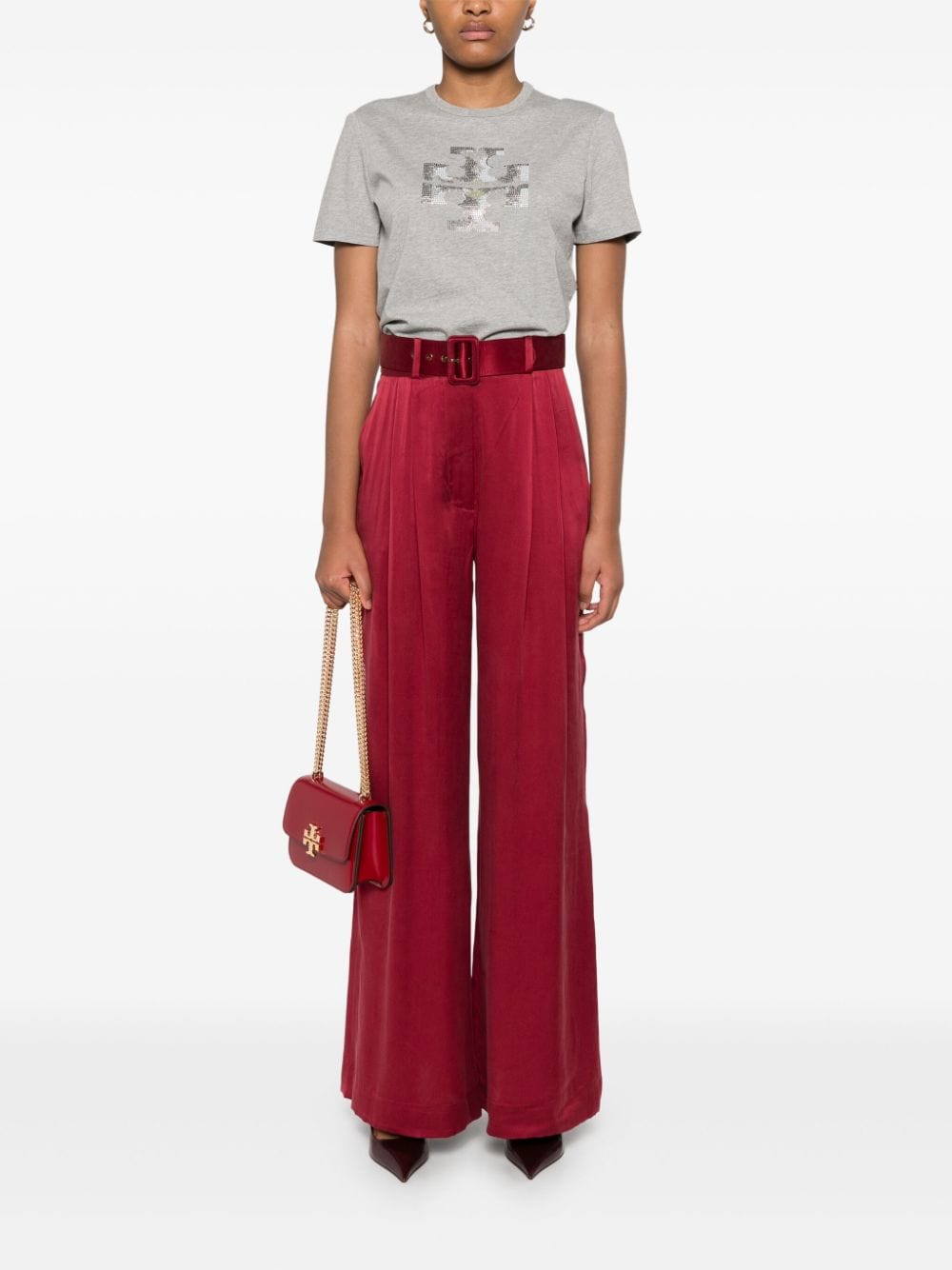 Tory Burch Topwear XS Tory Burch T-shirts and Polos Grey Tory Burch T-shirts and Polos Grey Brand