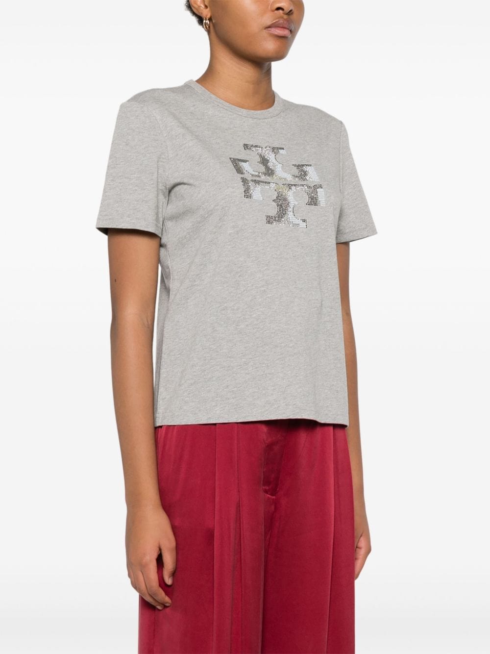 Tory Burch Topwear XS Tory Burch T-shirts and Polos Grey Tory Burch T-shirts and Polos Grey Brand