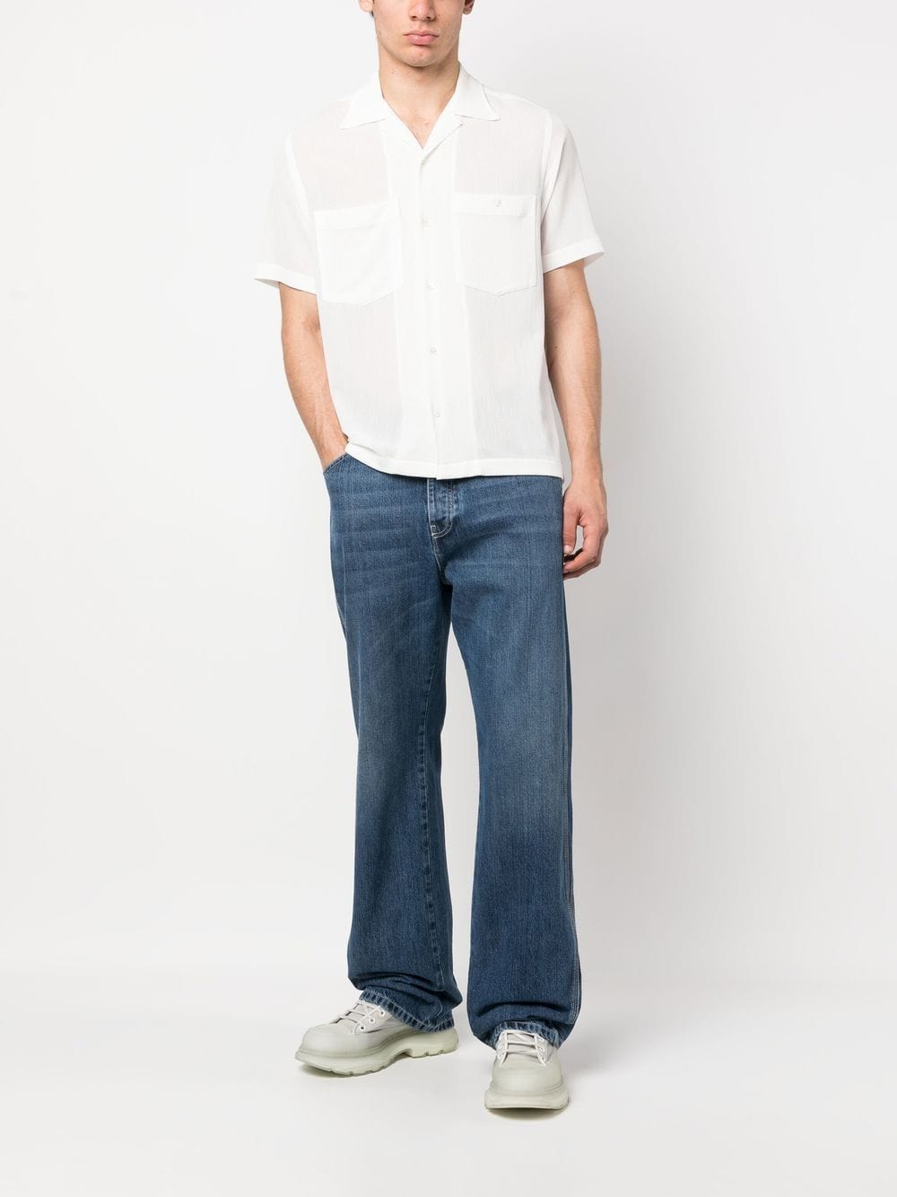 Jeans 50 Alexander McQueen Jeans Blue for Men Brand