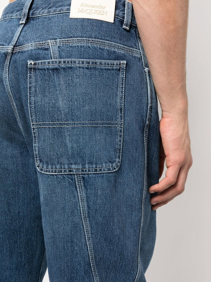 Jeans 50 Alexander McQueen Jeans Blue for Men Brand