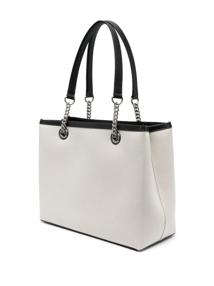 Shopper UNI Balenciaga Logo Print Canvas Tote Bag Brand