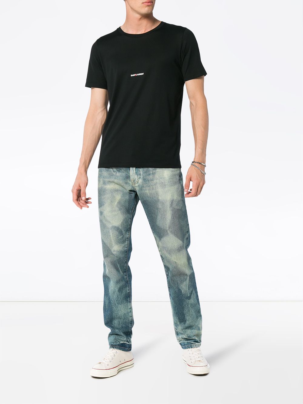 Saint Laurent T-Shirts und Polos Schwarz