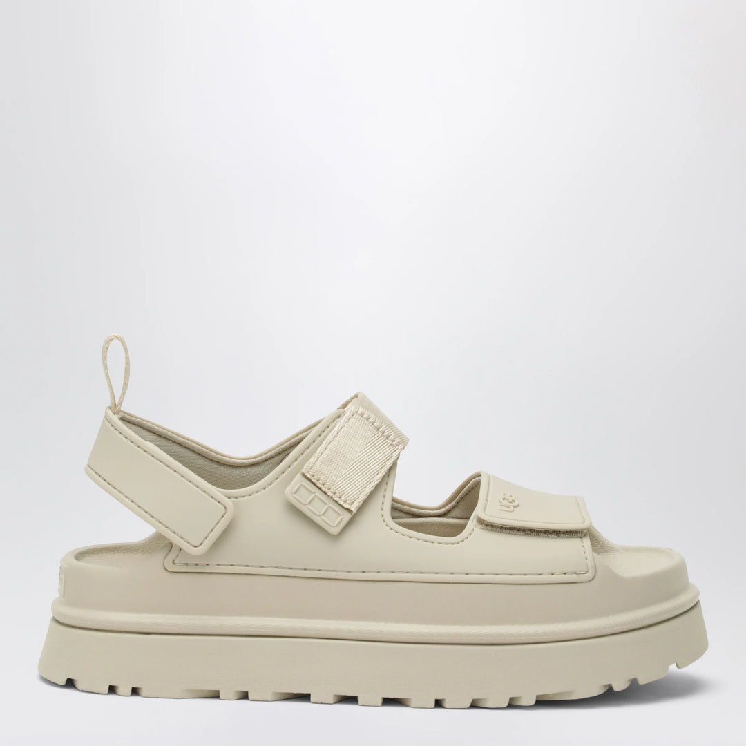 UGG - GoldenGlow platform EVA sandals in Sea Salt
