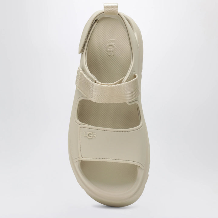 UGG - GoldenGlow platform EVA sandals in Sea Salt