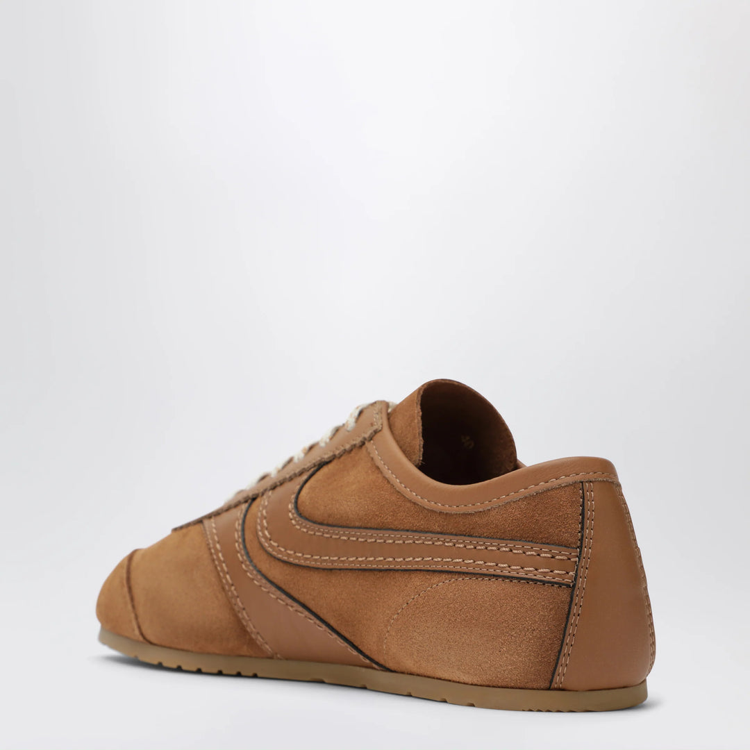 Dries Van Noten - Brown leather and suede Sneakers