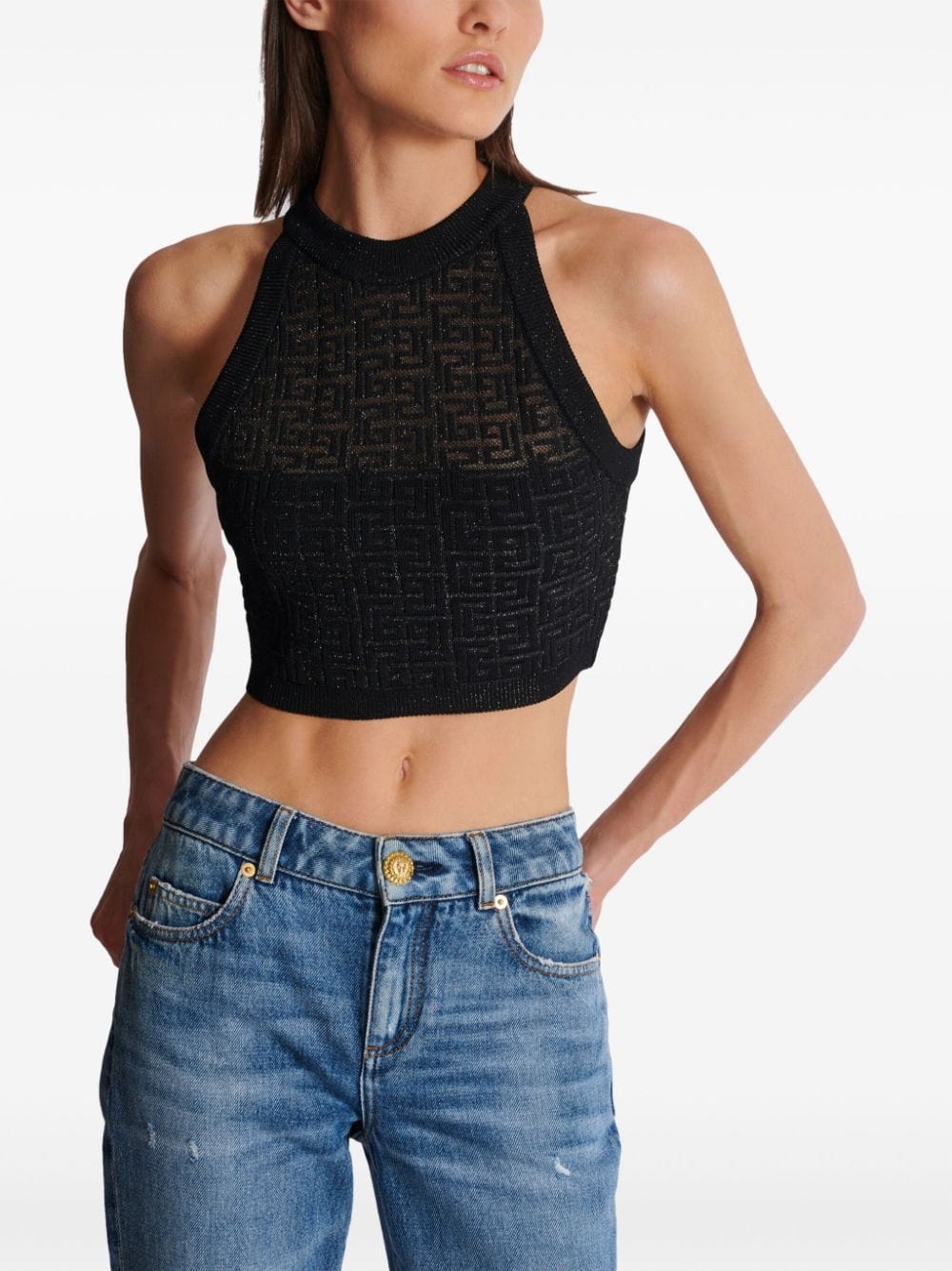 Topwear 40 Balmain Halterneck Top Brand
