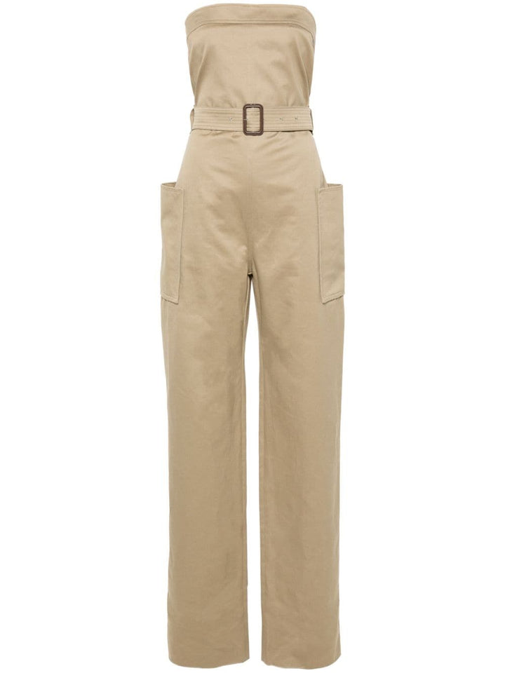 Saint Laurent Kleider Beige