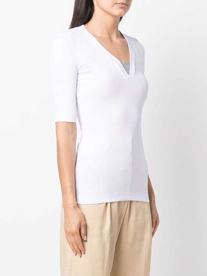 Brunello Cucinelli Top Weiß