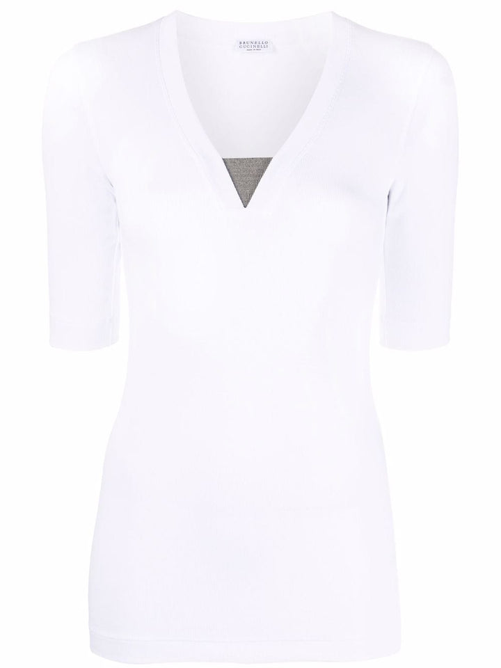 Brunello Cucinelli Top Weiß