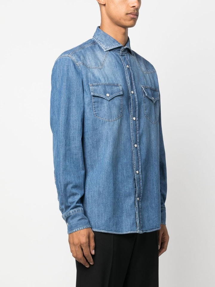Brunello Cucinelli Hemden Blau