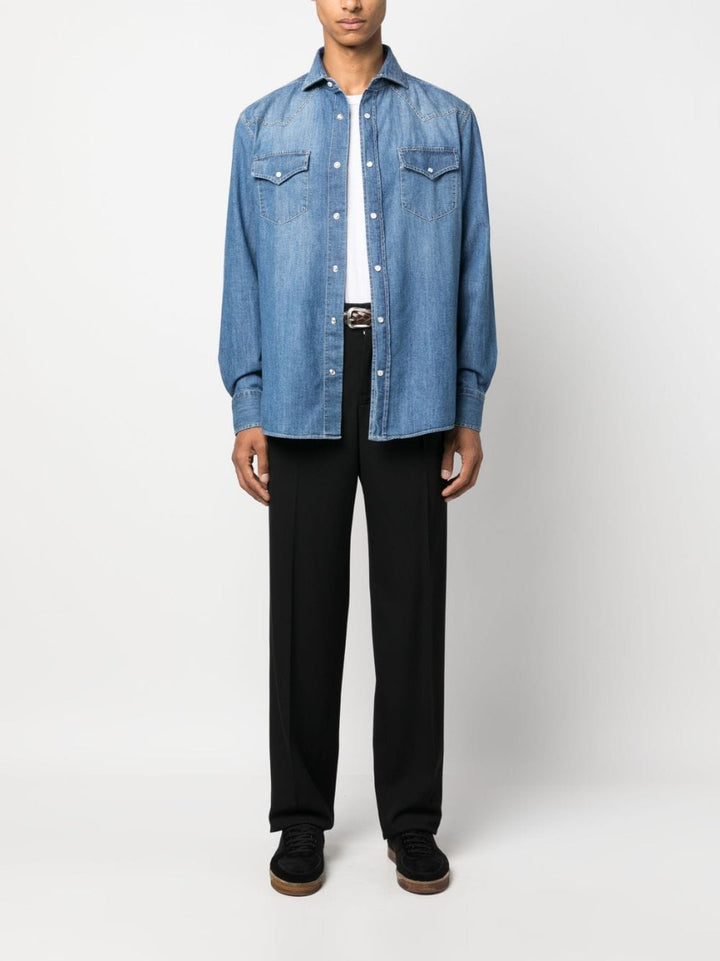 Brunello Cucinelli Hemden Blau