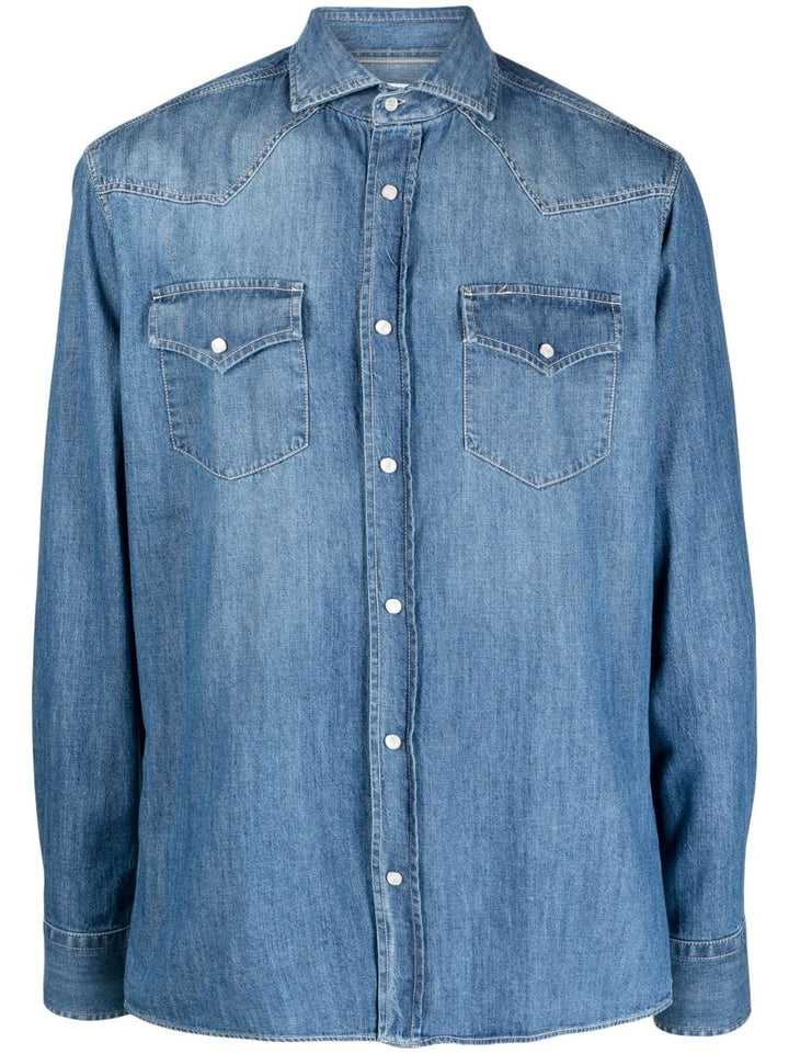 Brunello Cucinelli Hemden Blau