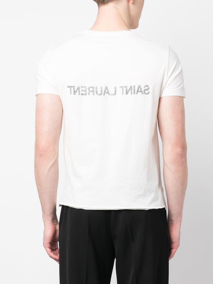 Topwear Saint Laurent  T-shirts and Polos White Brand