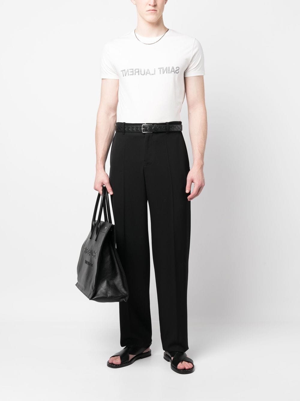 Topwear Saint Laurent  T-shirts and Polos White Brand