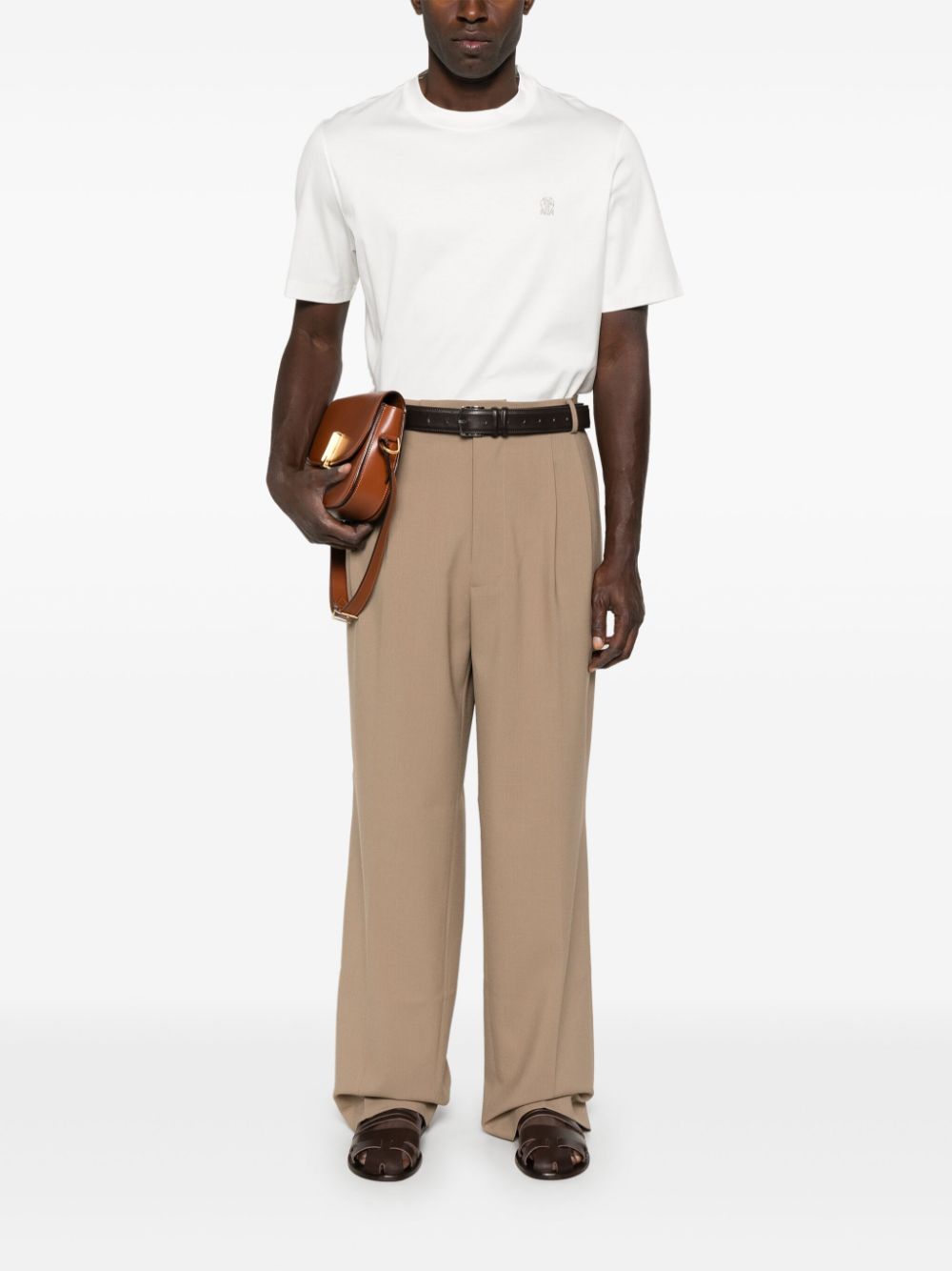 Brunello Cucinelli T-Shirts und Polos Weiß