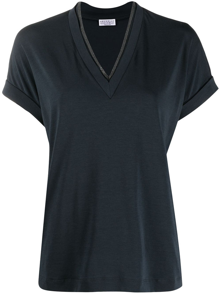 Brunello Cucinelli T-Shirts und Polos Blau