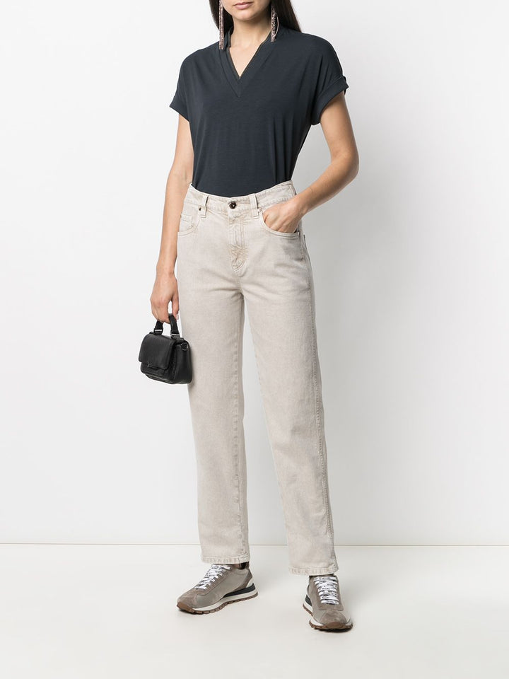 Brunello Cucinelli T-Shirts und Polos Blau