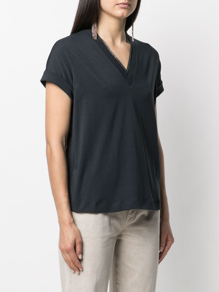 Brunello Cucinelli T-Shirts und Polos Blau