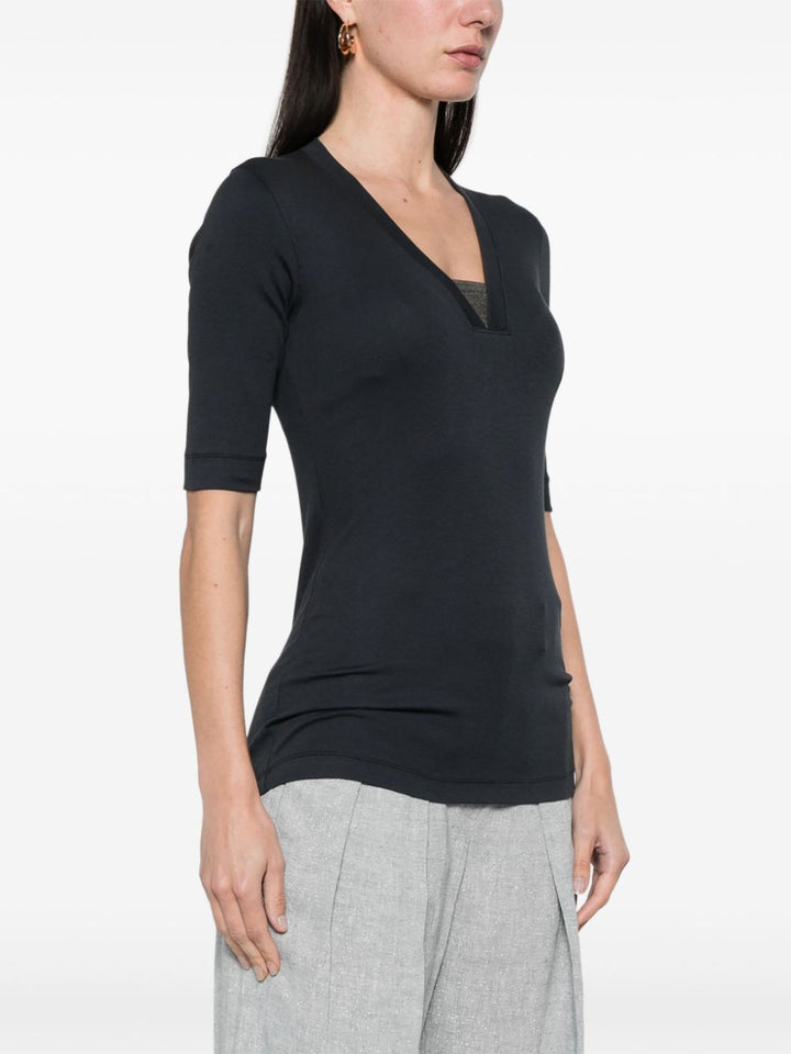 Brunello Cucinelli Top Blau