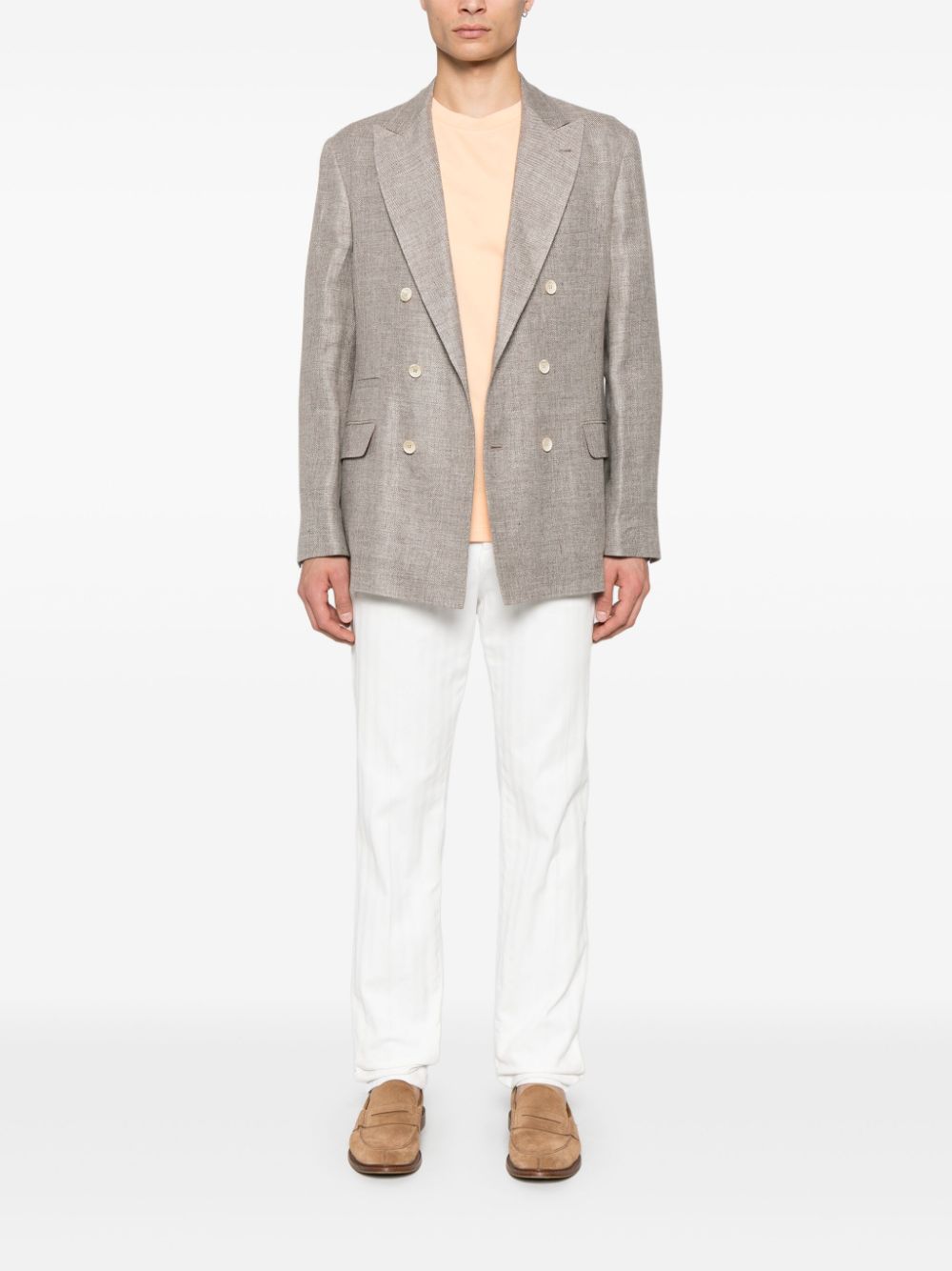 Brunello Cucinelli T-Shirts und Polos Orange