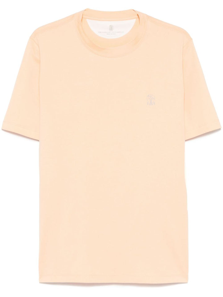 Brunello Cucinelli T-Shirts und Polos Orange