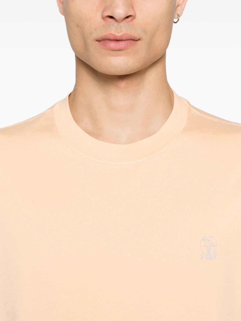 Brunello Cucinelli T-Shirts und Polos Orange