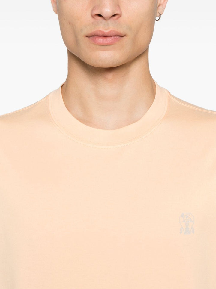 Brunello Cucinelli T-Shirts und Polos Orange