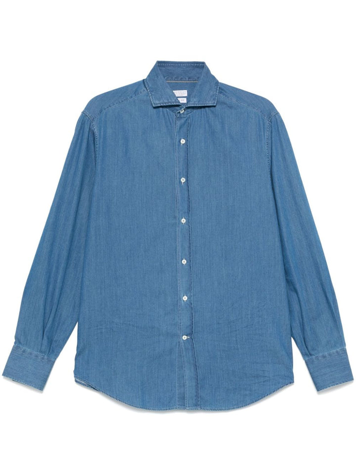 Brunello Cucinelli Hemden Blau