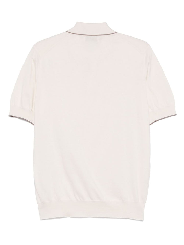 Brunello Cucinelli T-Shirts und Polos Weiß