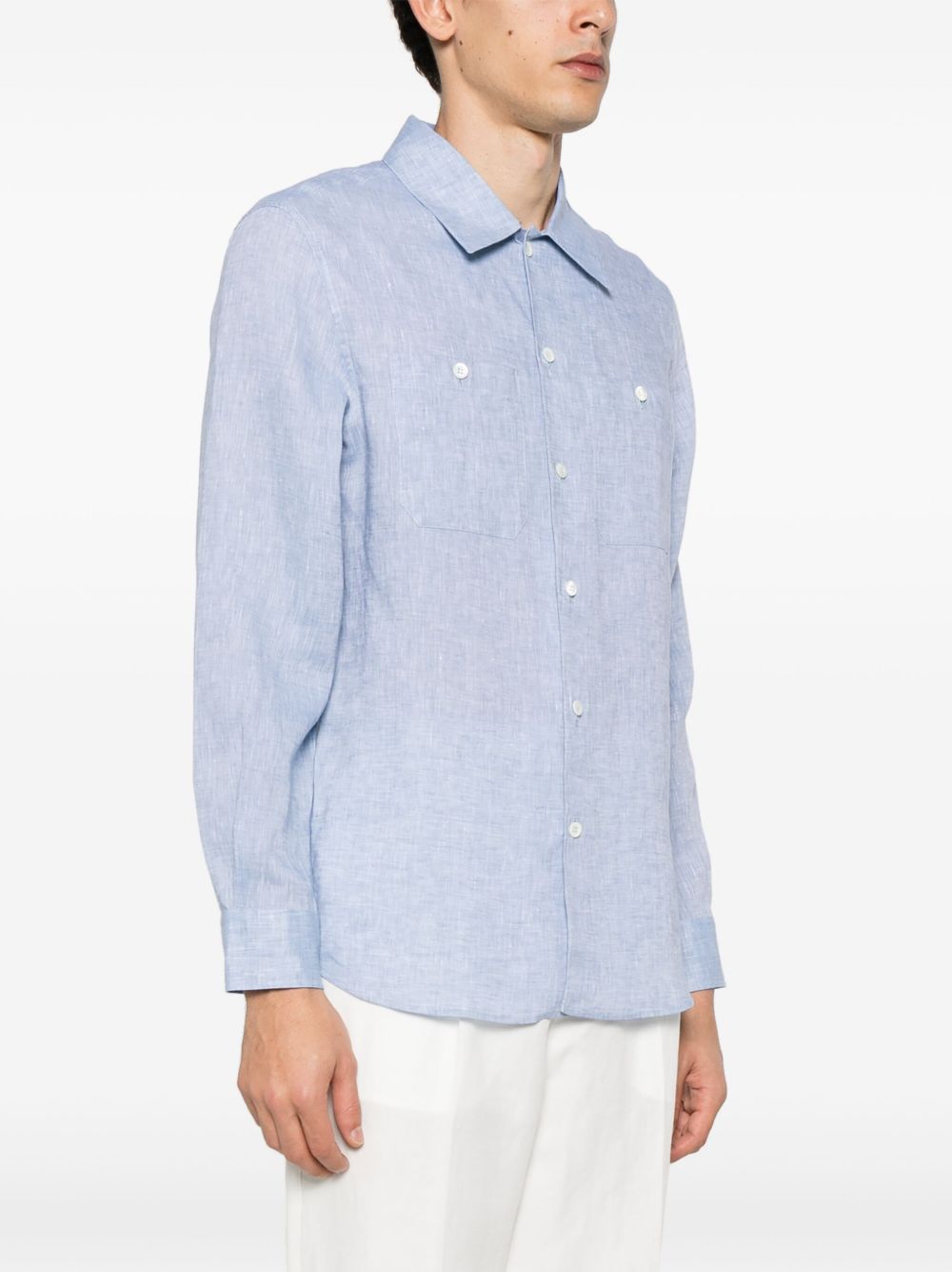 Brunello Cucinelli Hemden Klar Blau