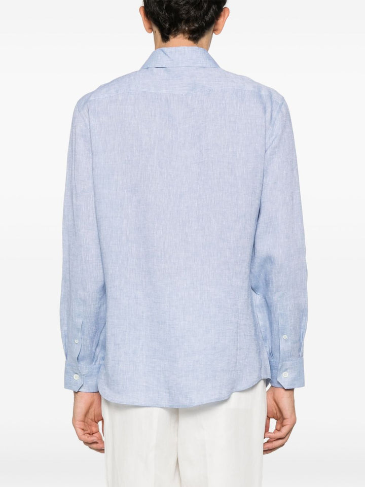 Brunello Cucinelli Hemden Klar Blau