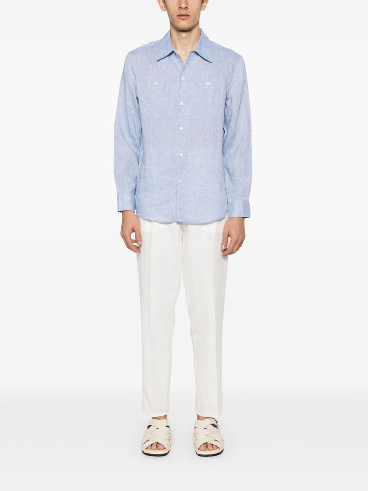 Brunello Cucinelli Hemden Klar Blau