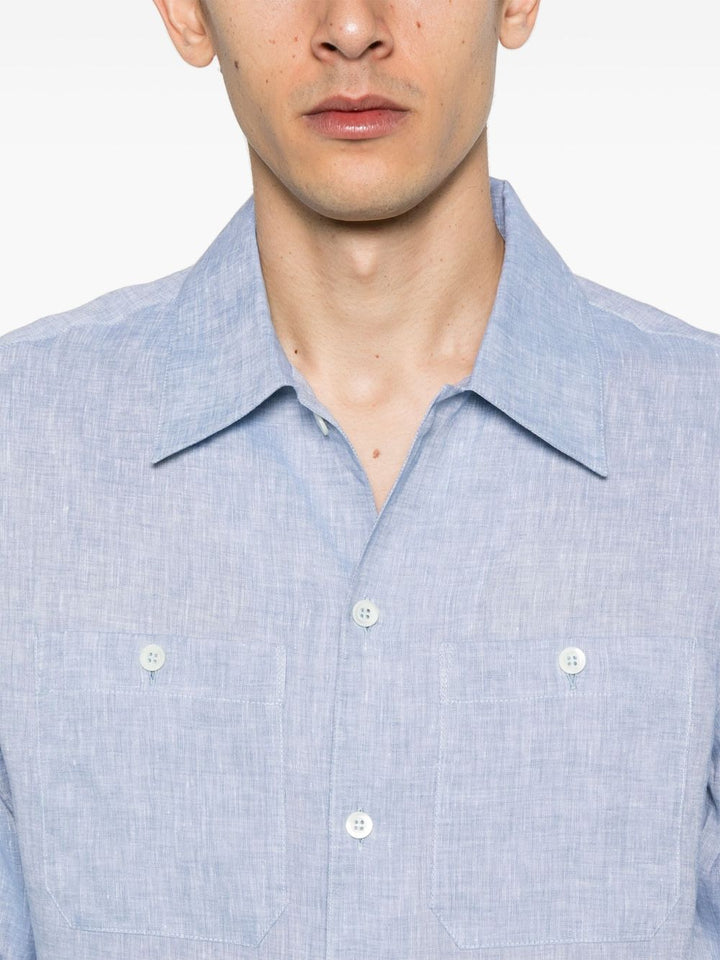 Brunello Cucinelli Hemden Klar Blau