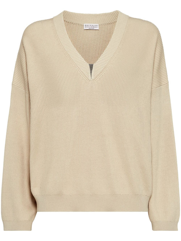 Brunello Cucinelli Pullover Beige