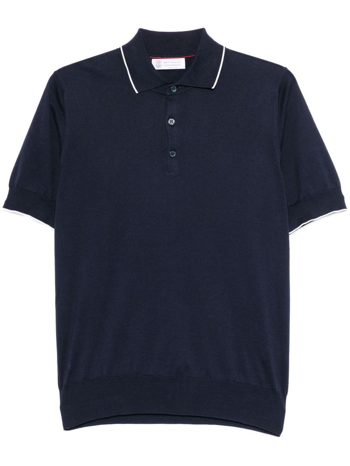 Brunello Cucinelli T-Shirts und Polos Blau