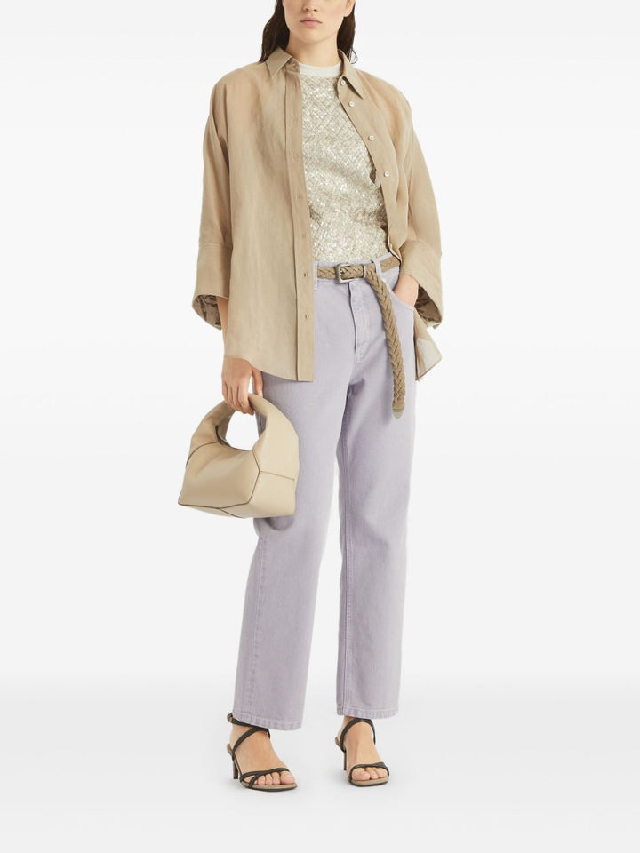 Beiges Top von Brunello Cucinelli