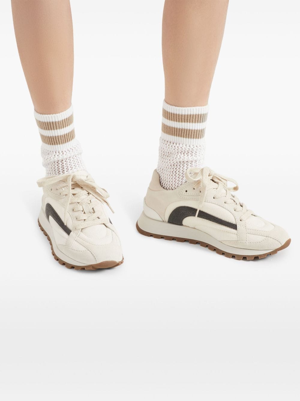 Sneakers 37 Brunello Cucinelli Sneakers White Brand