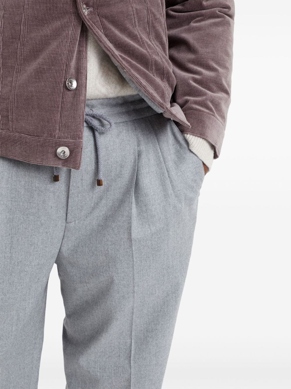 Trousers 54 Brunello Cucinelli Trousers Light Grey Brand