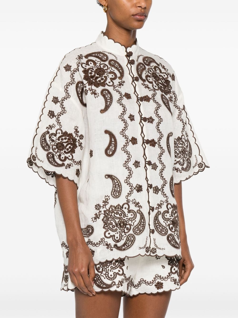 Shirts Zimmermann Shirts Ivory Brand