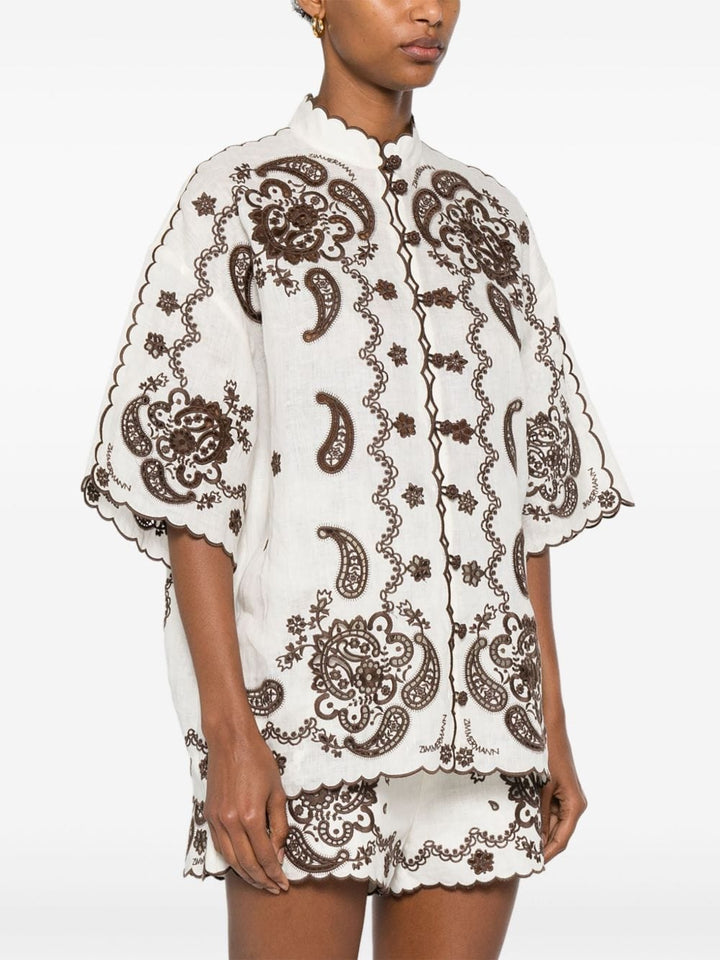 Shirts Zimmermann Shirts Ivory Brand