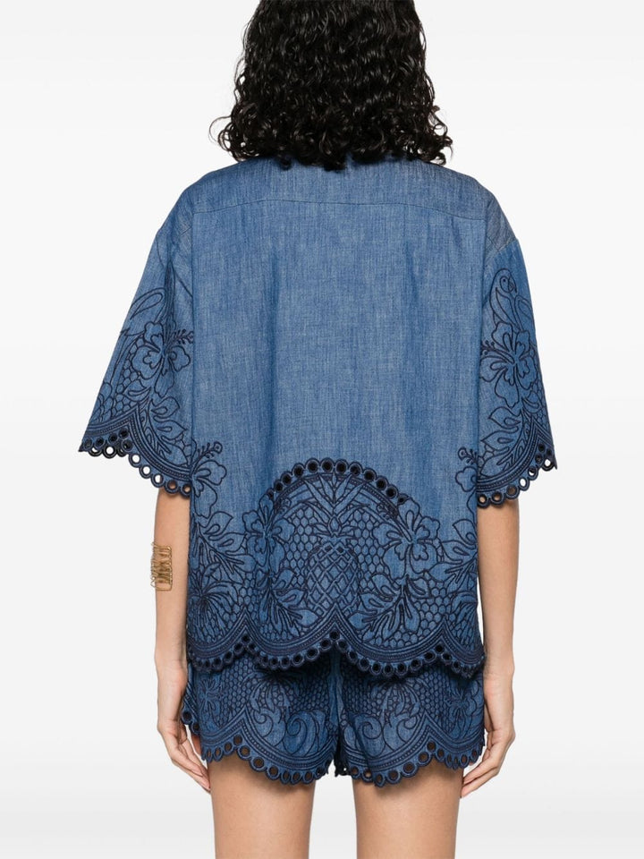 Shirts Zimmermann Shirts Blue Brand