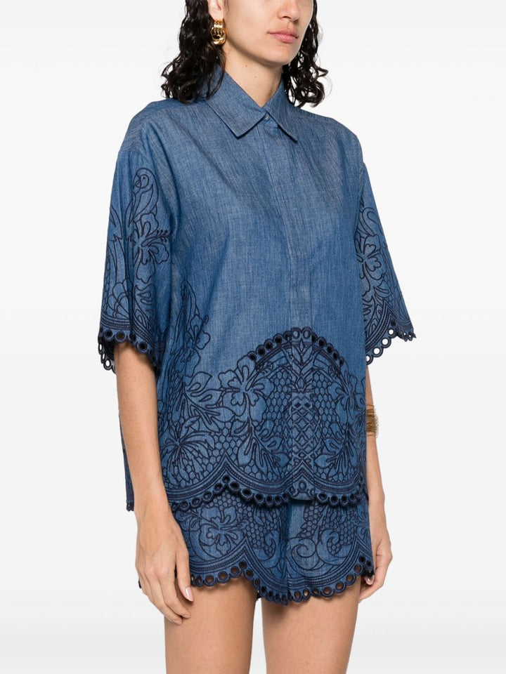 Shirts Zimmermann Shirts Blue Brand