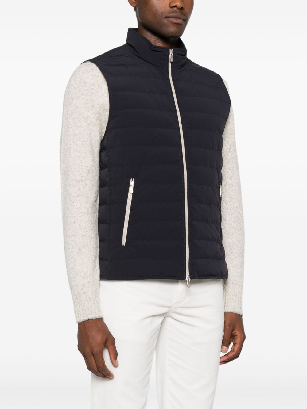 Vests Brunello Cucinelli Jackets Blue Brand