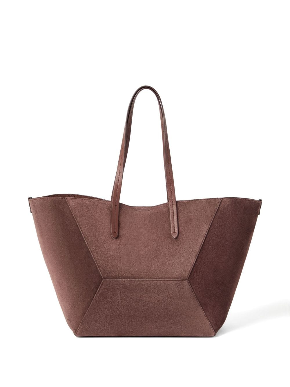 Shopper UNI Brunello Cucinelli BC Duo bag in suede with monili Brand