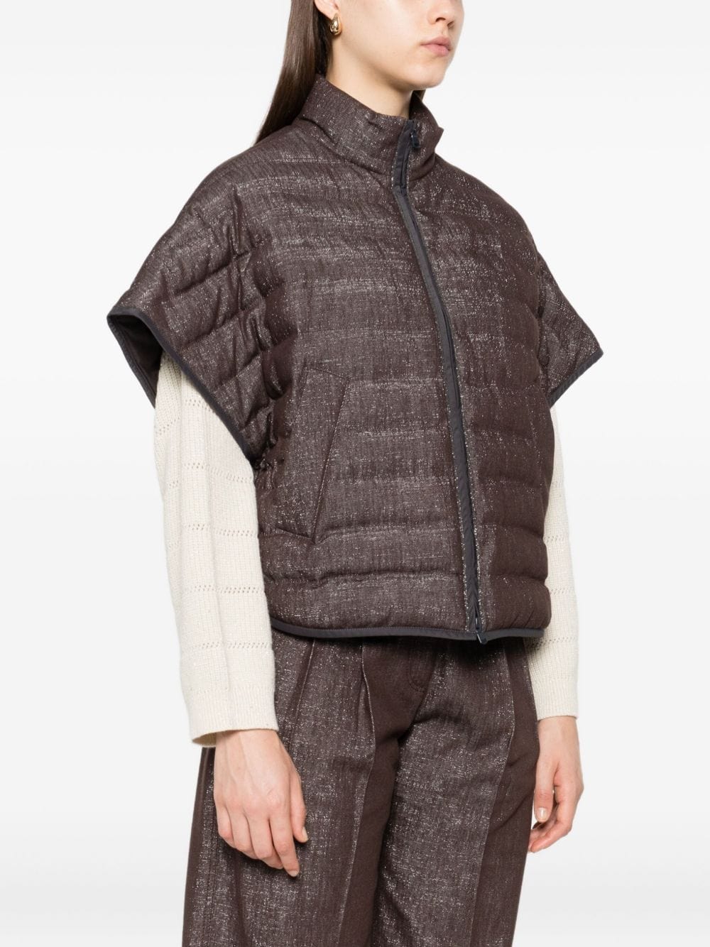 Jackets Brunello Cucinelli Coats Brown Brand