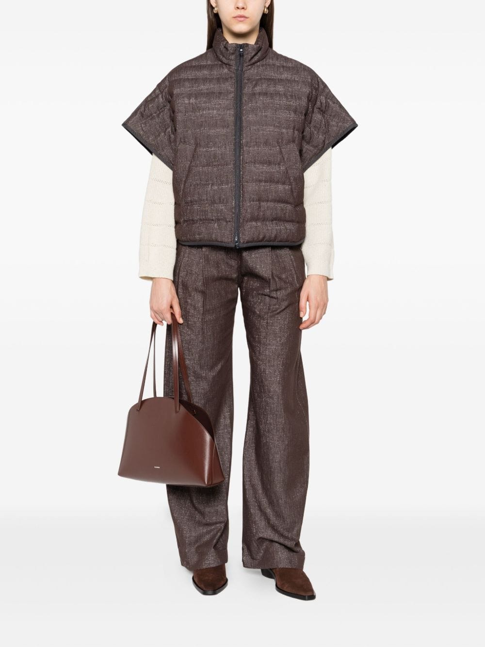 Jackets Brunello Cucinelli Coats Brown Brand