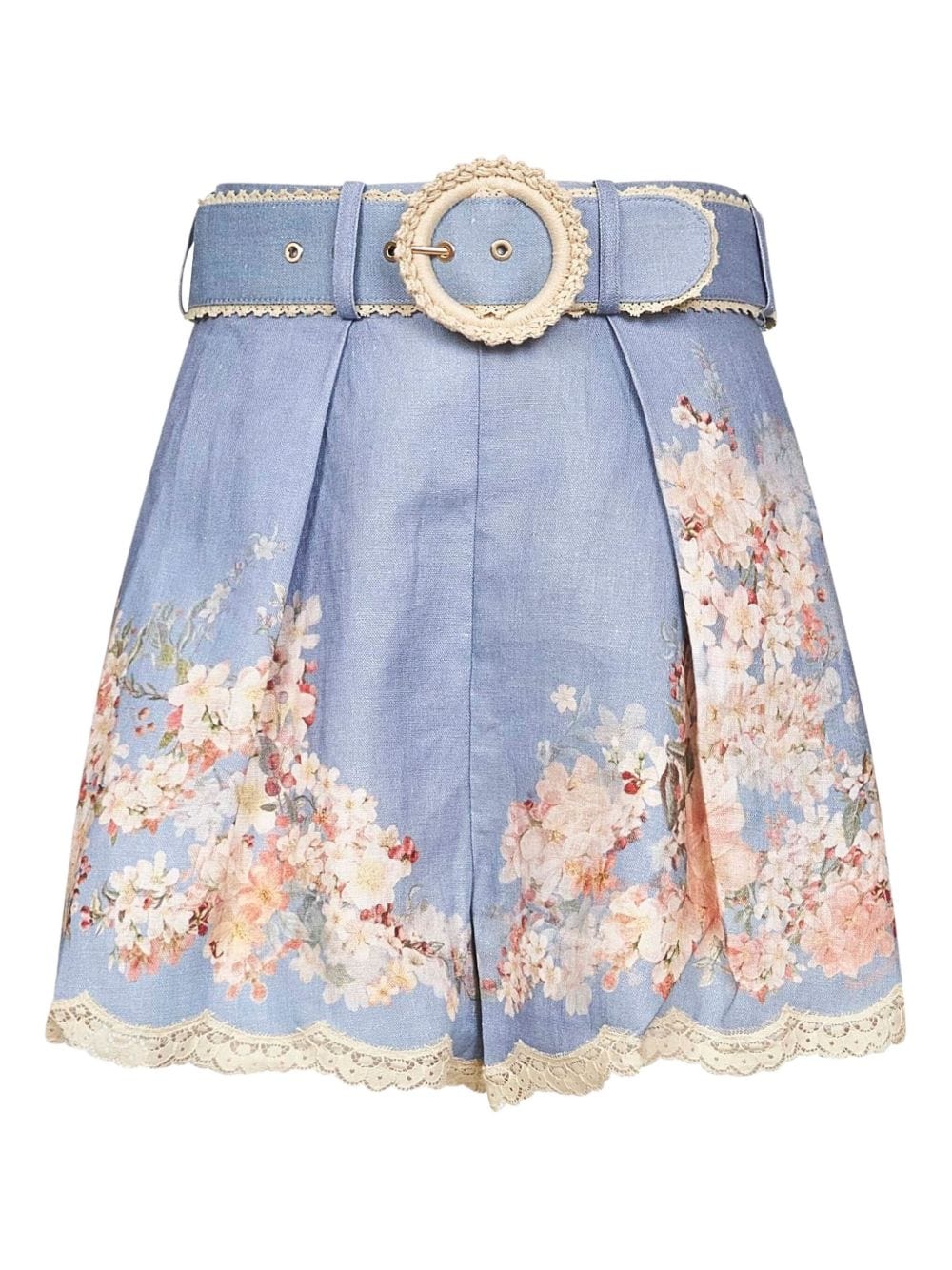 Short trousers Zimmermann Shorts Clear Blue Brand