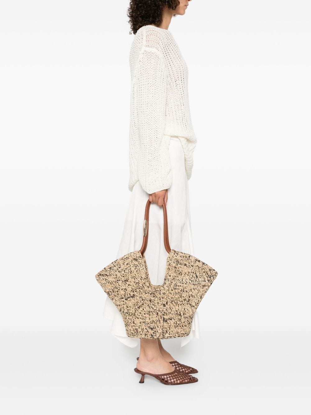 Shopper UNI Zimmermann Goldentime Medium Shopping Bag Brand