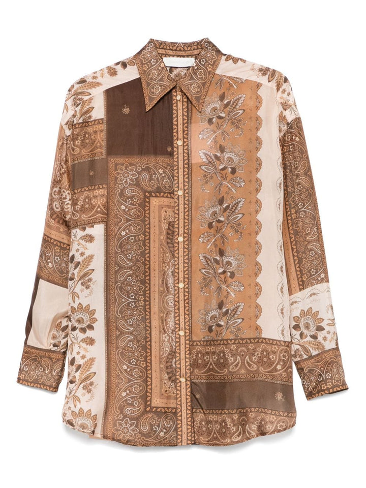 Shirts Zimmermann Shirts Brown Brand