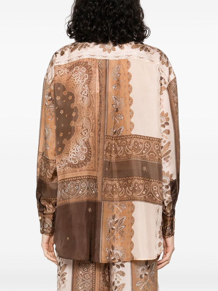 Shirts Zimmermann Shirts Brown Brand